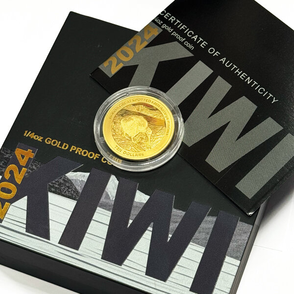Neuseeland Kiwi 2024 1/4 oz Gold - Polierte Platte