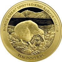 Neuseeland Kiwi 2024 1/4 oz Gold - Polierte Platte