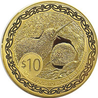 Neuseeland Kiwi 2025 1/4 oz Gold - Polierte Platte