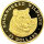 Cook Islands 25 Dollars 1997 - Bedrohte Tierwelt Tiger 1/25 oz Gold - Polierte Platte