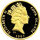 Cook Islands 25 Dollars 1997 - Bedrohte Tierwelt Tiger 1/25 oz Gold - Polierte Platte