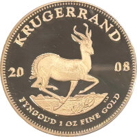 Südafrika Krügerrand 2008 1 oz Gold - Polierte Platte