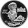 Russland 2 Rubel 1996 - 175. Geburtstag von Nikolai Nekrassow - 1/4 oz Silber PP