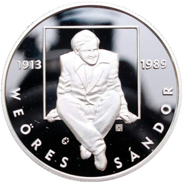 Ungarn 2013 - 100. Jahrestag der Geburt von Sándor Weöres - Silber PP