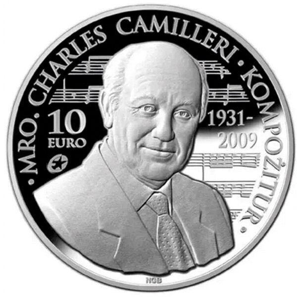 Malta 10 Euro 2014 Camilleri - Silber PP
