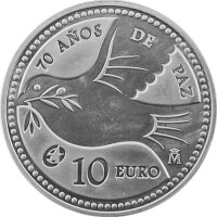 Spanien 10 Euro 2015 - 70 Jahre Frieden in Europa -...