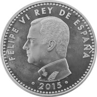 Spanien 10 Euro 2015 - 70 Jahre Frieden in Europa - Silber PP