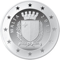 Malta 10 Euro 2013 - Dun Karm Psaila - Silber PP