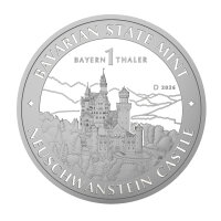 Bayern Thaler 2. Ausgabe Schloss Neuschwanstein 2026 1 oz...