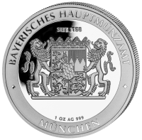 Bayern Thaler 2. Ausgabe Schloss Neuschwanstein 2026 1 oz Silber - Polierte Platte