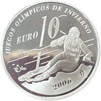 Spanien 10 Euro 2005 - Winterolympiade 2006 in Turin - Silber PP