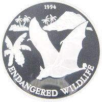 Samoa 10 Tala 1994 - Fledermaus- Silber PP