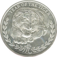 Somalia 1000 Shillings 2010 - Jahr des Tigers - Silber...