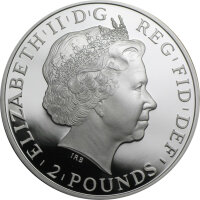 UK Britannia 2 Pounds - Elizabeth II 2014 1 oz Silber