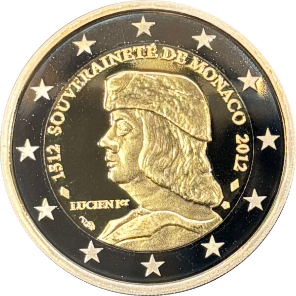 Monaco 2 Euro 2012 "Lucien Grimaldi" PP