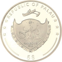 Palau 5 Dollar 2014 - 300th Anniversary of the Fahrenheit Scale - 1 oz Silber PP