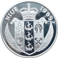 Niue 50 Dollars 1989 Olympische Spiele 1992 in Barcelona - Silber PP