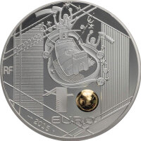 Frankreich 10 Euro 2016 - UEFA Euro 2016 - Volley Kick - Silber PP