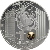 Frankreich 10 Euro 2016 - UEFA Euro 2016 - Kopfball - Silber PP