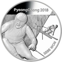 Südkorea 5.000 Won 2016 I Olympische Winterrspiele...