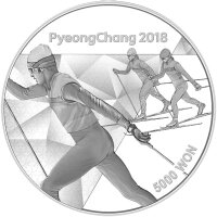 Südkorea 5.000 Won 2017 I Olympische Winterrspiele...