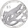 Tokelau 5 Dollar 1993 - Fidschileguane - Silber PP