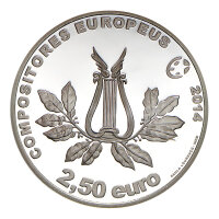 Portugal 2,5 Euro 2014 - Marcos Portugal - Silber PP