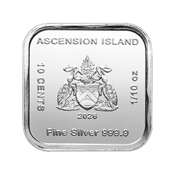 3,11 Gramm (1/10 oz) Münzbarren Heimerle & Meule Ascension Island Segelschiff 2026