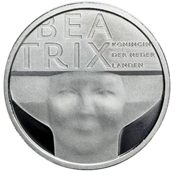 Niederlande 5 Euro 2012 - Beatrix I Bildhauer - Silber PP