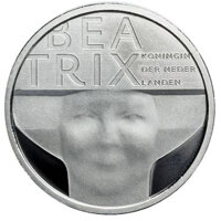 Niederlande 5 Euro 2012 - Beatrix I Bildhauer - Silber PP