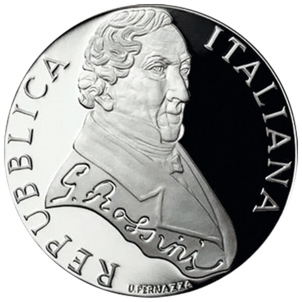 Italien 10 Euro 2014 - Gioacchino Rossini - Silber PP