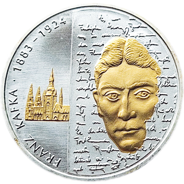Deutschland 10 Euro 2008 125. Geburtstag von Franz Kafka - Goldveredelt