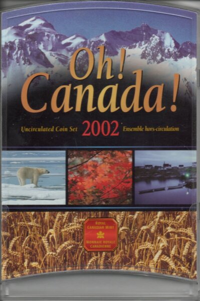 Kanada Kursmünzensatz 2002 "Oh Kanada"
