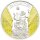Palau 5 Dollar 2013 - 7 Weltwunder "Zeusstatue" - Silber PP teilcoloriert