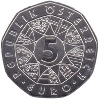 Österreich 5 Euro 2013 Wiener Walzer - Silber