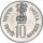 Indien 10 Rupees 1979 - Internationales Jahr des Kindes - Kupfer-Nickel