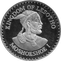 Lesotho 10 Maloti 1979 - Internationales Jahr des Kindes - Silber PP
