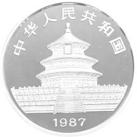 China Panda 1987 1 oz Silber