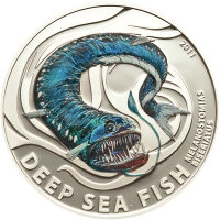 Pitcairn Islands 2 Dollars 2011 Melanostomias Biseriatus...