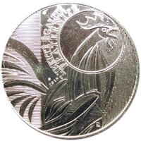 Frankreich 10 Euro 2015 - Hahn - Silber PP
