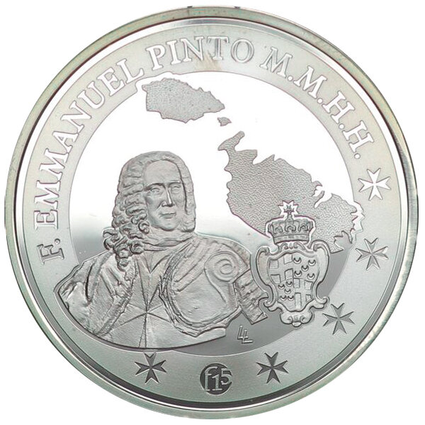 Malta 10 Euro 2013 - Großmeister Emmanuel f15 - Silber PP