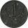 J.623 Besetzte Gebiete - Böhmen und Mähren 1 Krone 1941 - 1944 - Kursmünze
