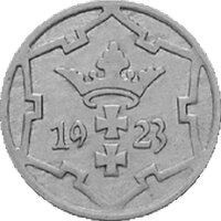 J.D04 Danzig 5 Pfennig 1923 - 1939 - Umlaufmünze - KuNi