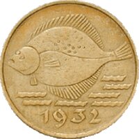 J.D12 Danzig 5 Pfennig 1932 - Umlaufmünze - Alu-Bronze