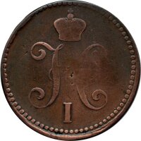 Russland 3 Kopeken 1842 E.M. - Zar Nikolaus I. 1825-1855...