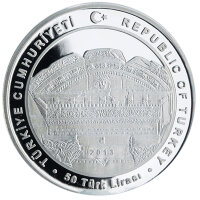 Türkei 50 Lira 2013 - Sagalassos - 1 oz Silber PP