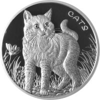 Fiji CATS 1. Ausgabe 2021 1 oz Silber | Prooflike
