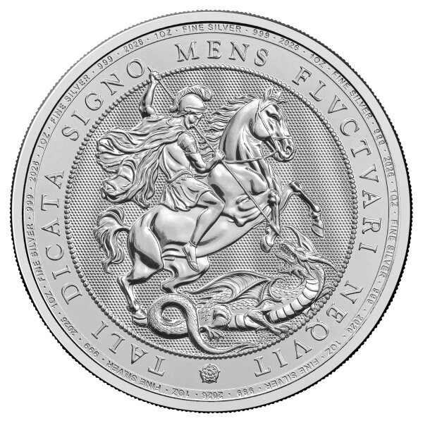 UK St. George and the Dragon 2026 1 oz Silber