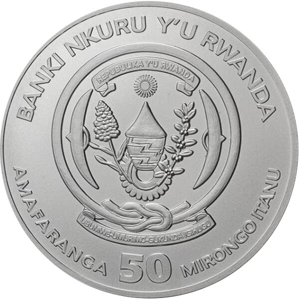 Ruanda Sporting Ounce 2. Ausgabe 2026 Fußball 1 oz Silber