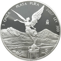 Mexiko Libertad 2007 1 oz Silber | Polierte Platte
